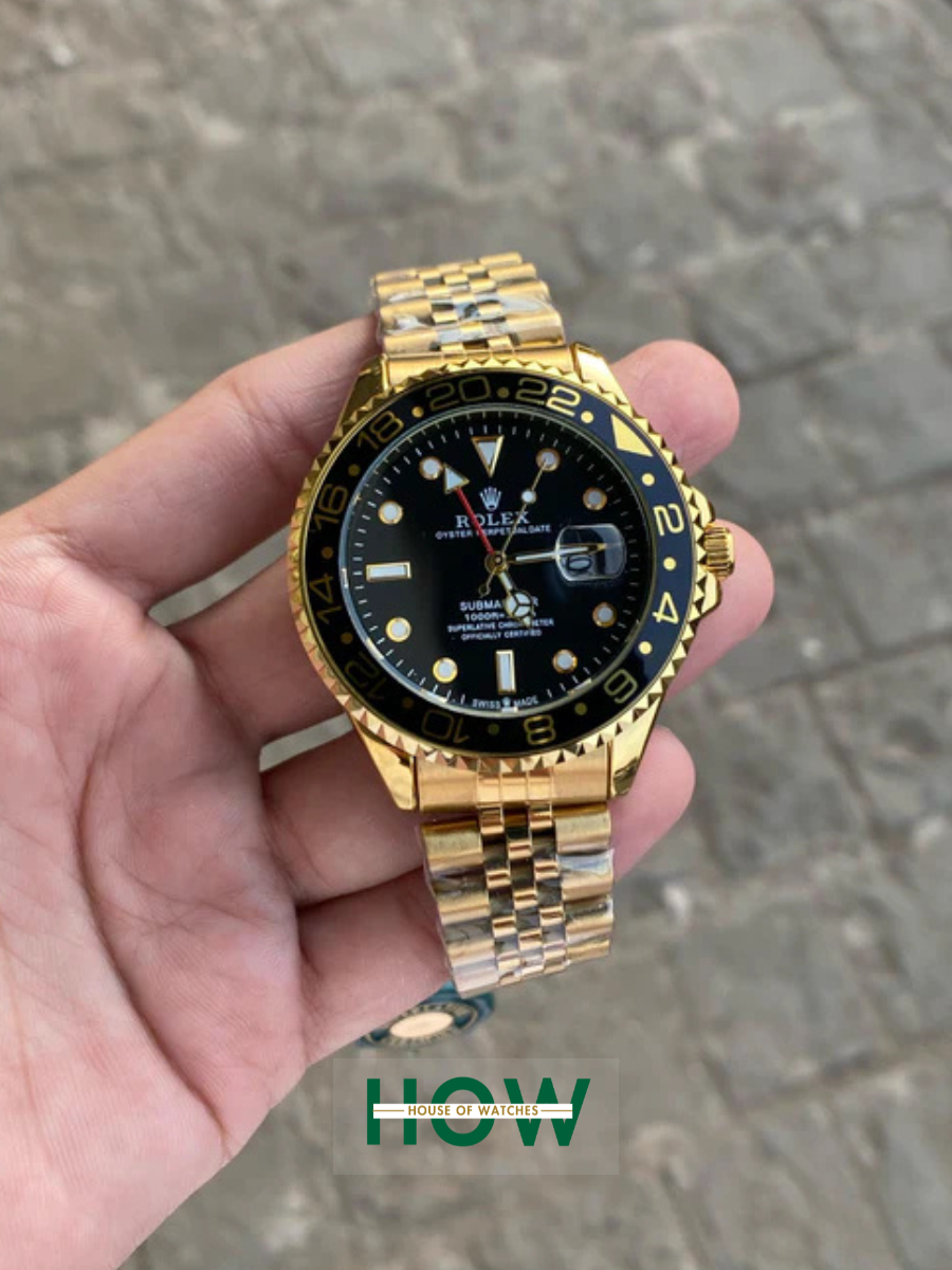 1 Black Dial GMT Watch for Men – Premium Travel Style - Image 1