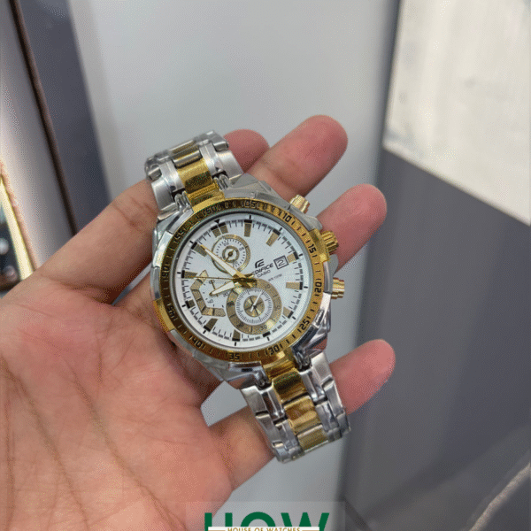 Dual Tone Chronograph Watch for Men – Stylish Premium