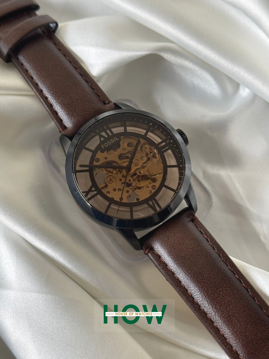 1 Black Skeleton Automatic Watch for Men – Stylish Classic - Image 1