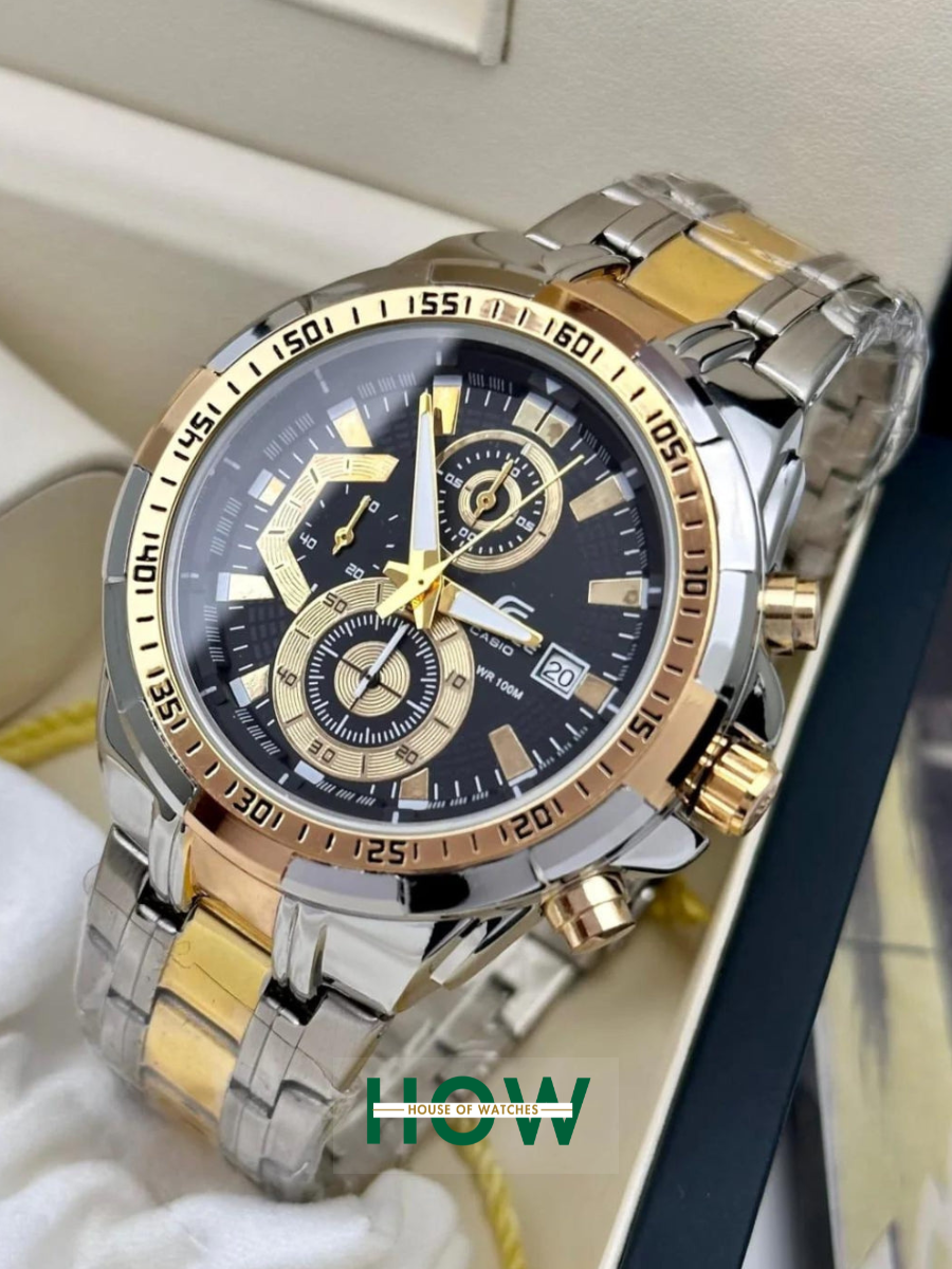 1 Black Chronograph Watch for Men – Trendy Premium Design - Image 1