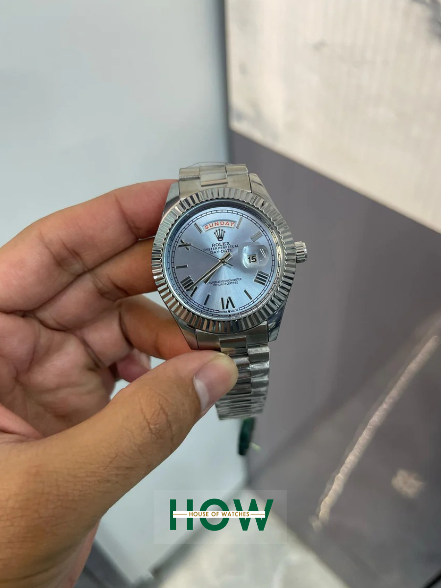 1 Ice Blue Dial Automatic Watch for Men – Prestige Royal - Image 1