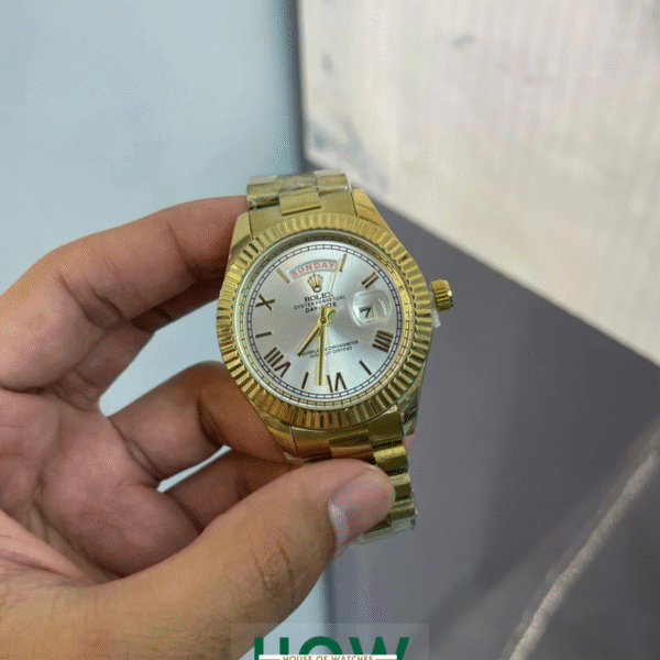 Silver Dial Automatic Watch for Men – Luxury Classic