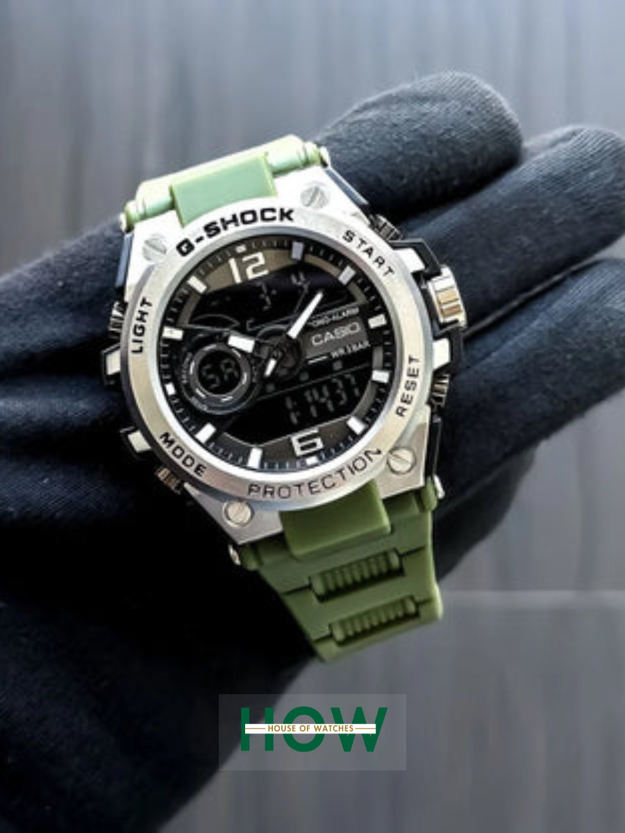 1 Green Military Digital Watch for Men – Bold Army Style - Image 1