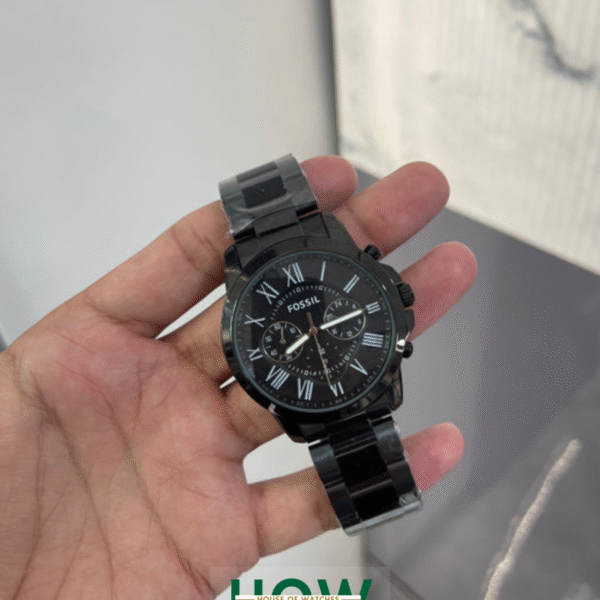 Black Chronograph Watch for Men – Premium Modern Design