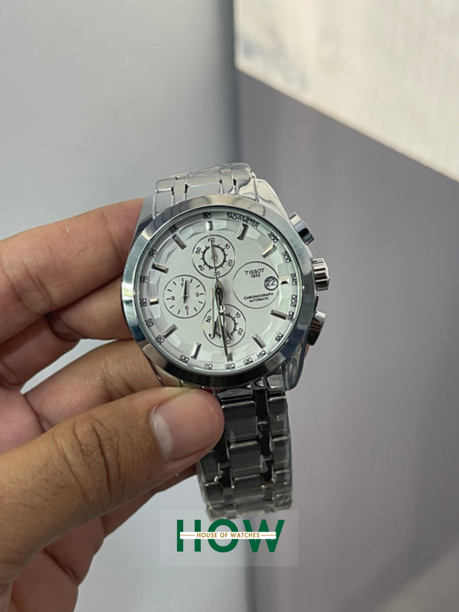 1 Silver Dial Chronograph Watch for Men – Classy Premium - Image 1