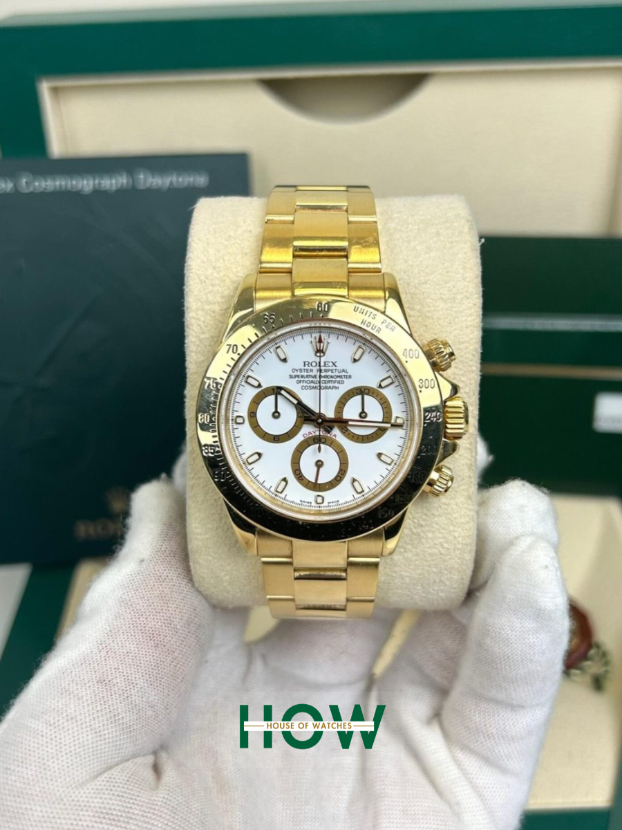 1 Golden with White Dial Chronograph Watch for Men – Trendy Premium Style - Image 1