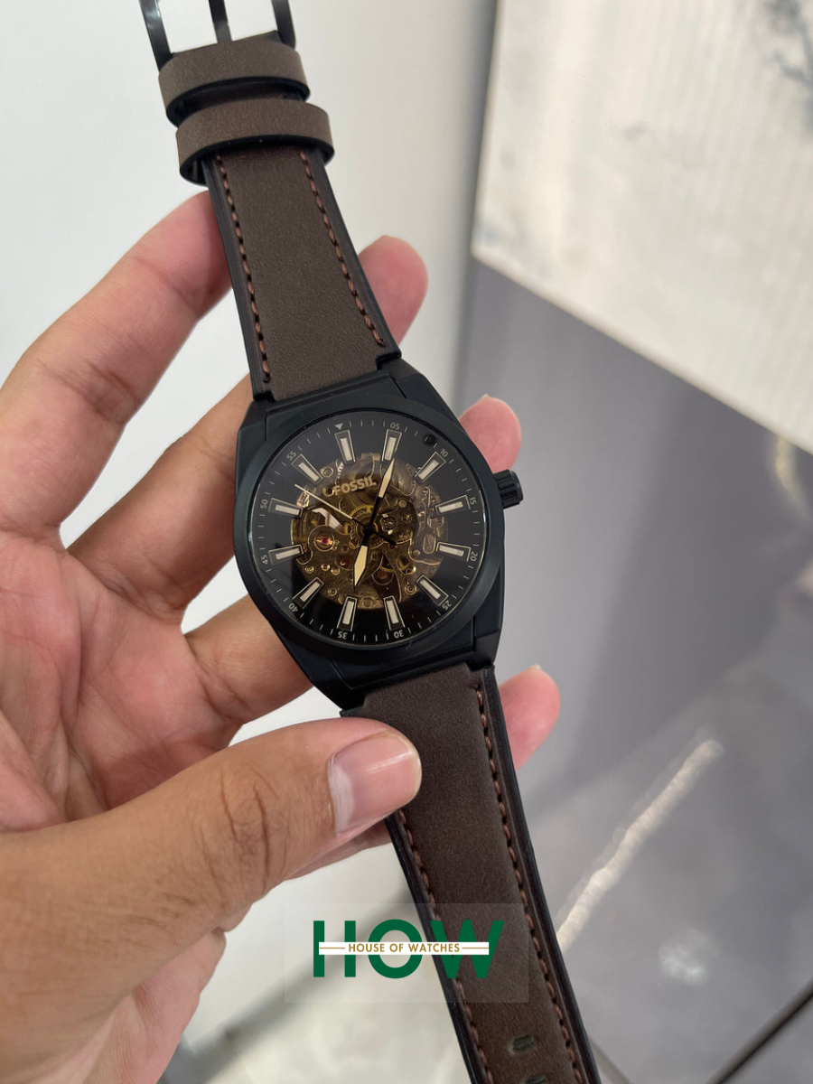 2 Black Leather Chronograph Watch for Men – Premium Classy - Image 1