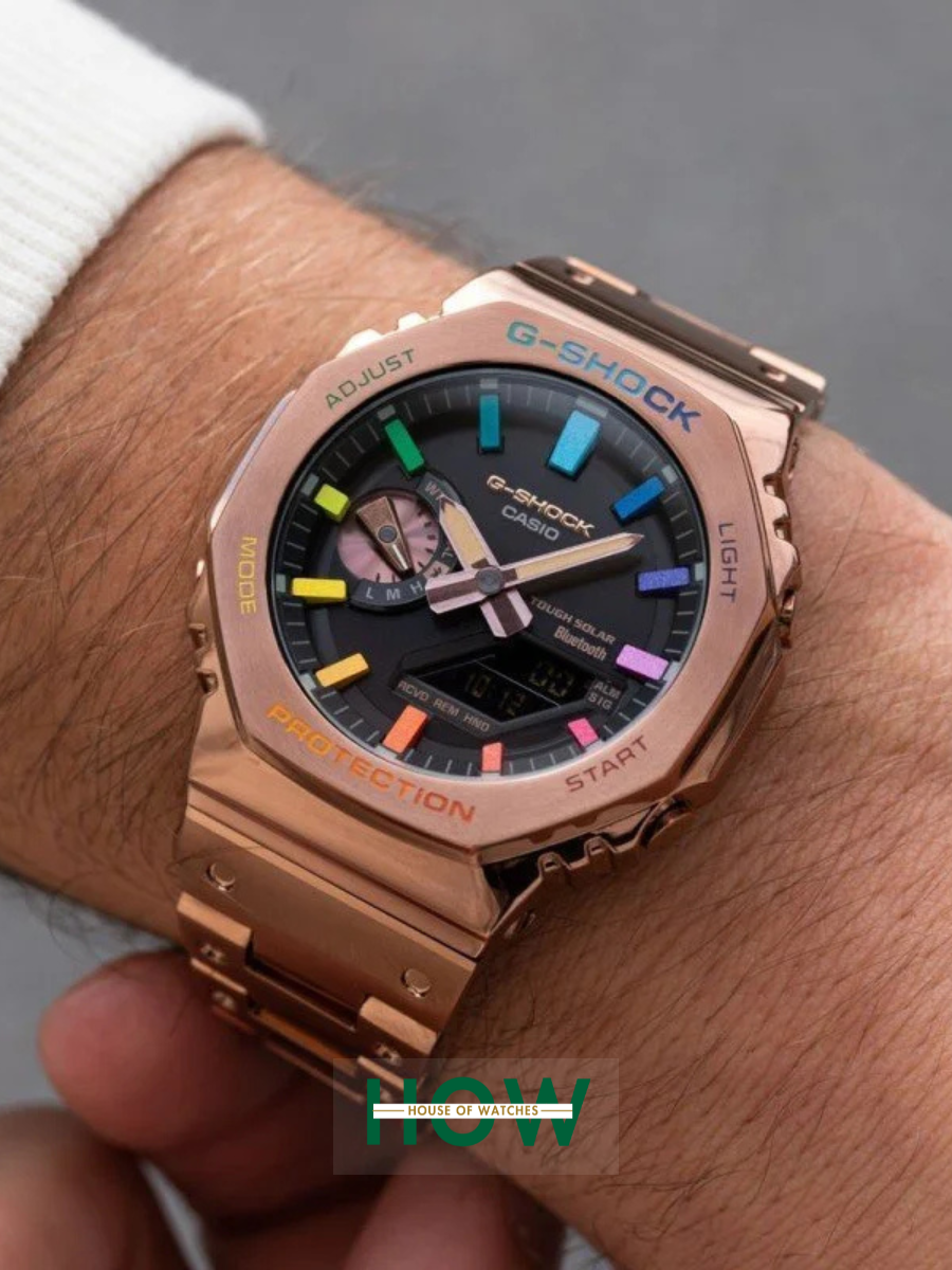 2 Rose Gold Metal Watch for Women – Trendy Modern Look - Image 1