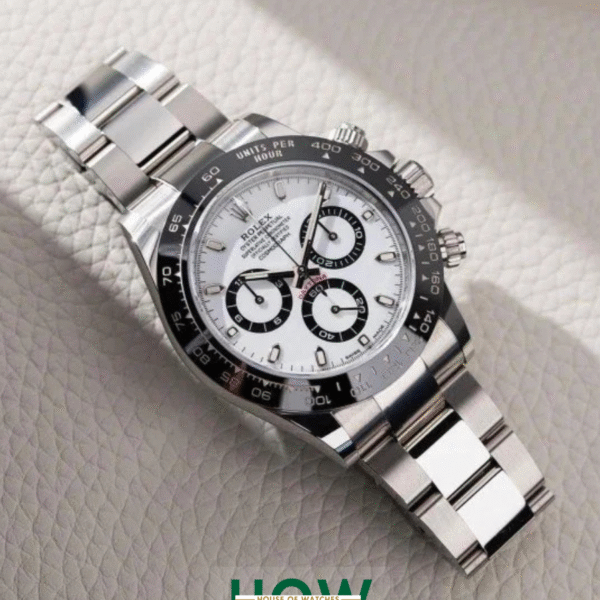 Silver Chronograph Watch for Men – Luxury Racer Style
