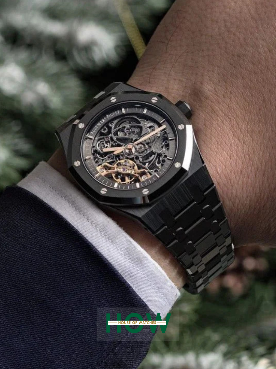 3 Black Royal Oak Watch for Men – Stylish Premium - Image 1