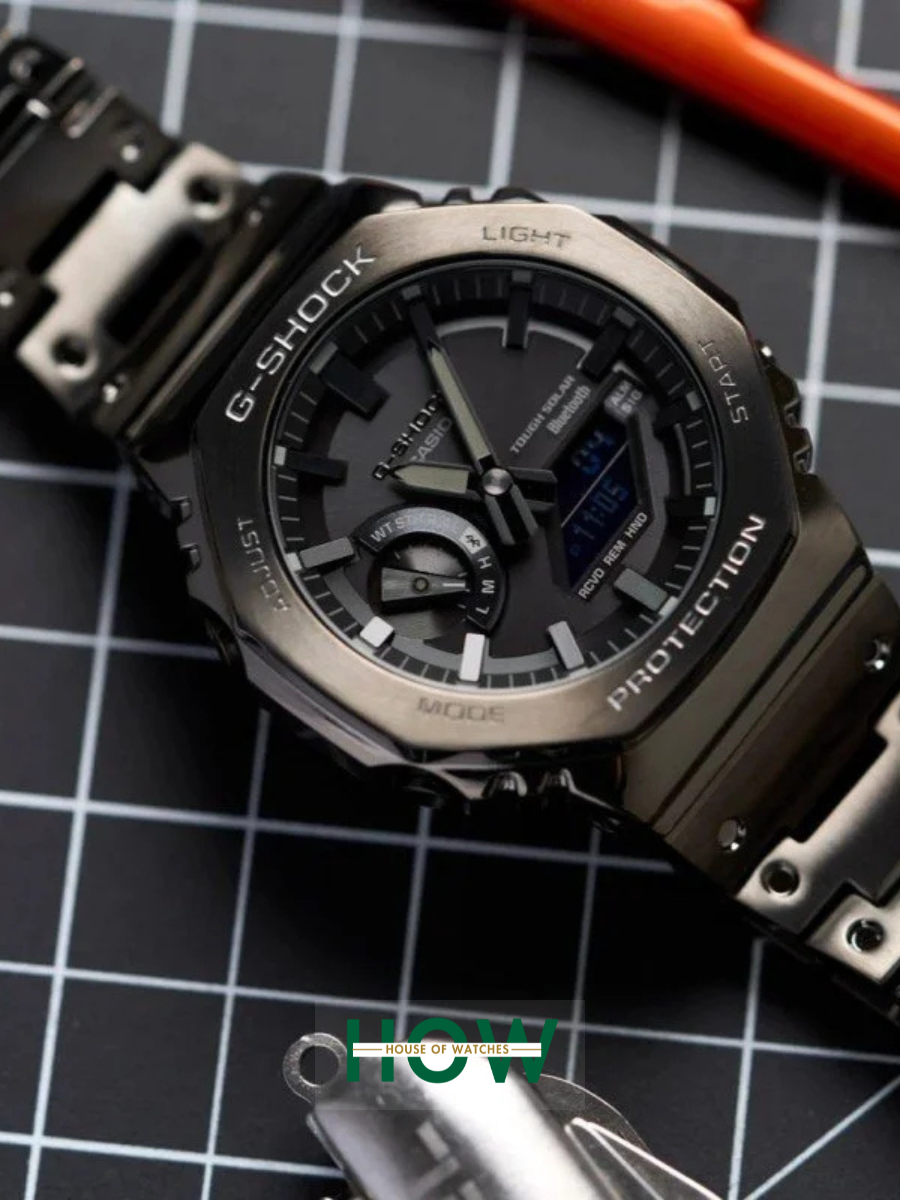 3 Grey Metal Digital Watch for Men – Stylish Sport Vibe - Image 1