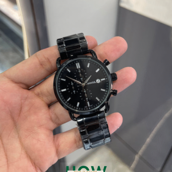 Black Chronograph Watch for Men – Bold Premium Look