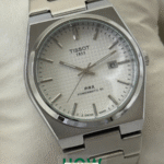 White And Silver Stainless Steel Strapes Date Dial Watch For Men