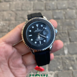 Premium Black Dial Sports Watch – White Case Edition
