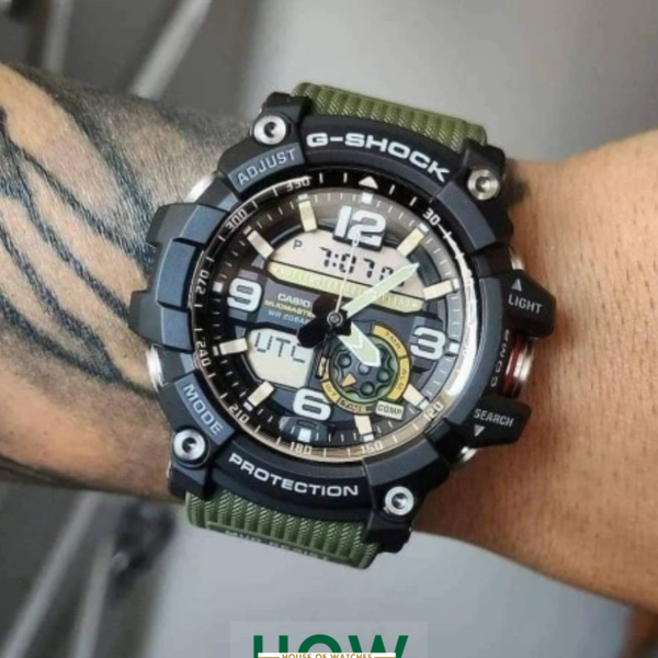 Men’s Rugged Outdoor Sports Watch with Dual Display