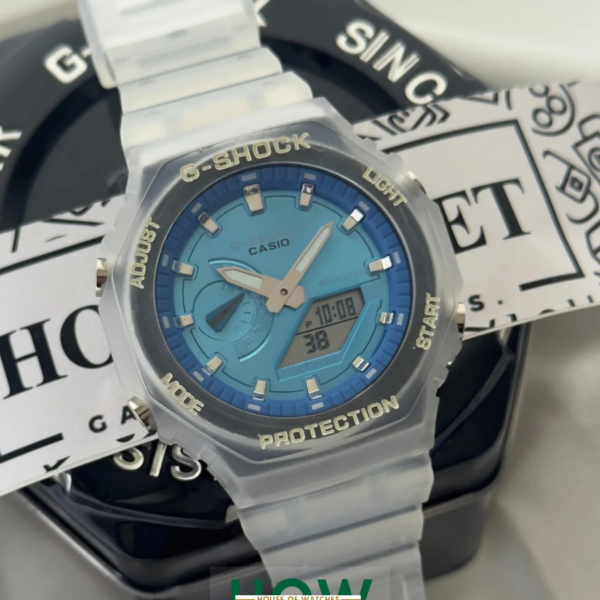 Men’s Sport Watch with Ice Blue Dial – Analog + Digital Display