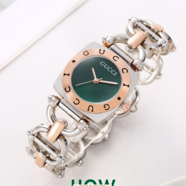 Luxury Square Dial Leather Strap Men’s Watch