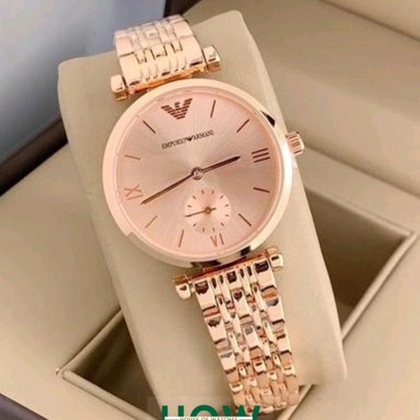 Classic Stainless Steel Black Dial Men’s Watch