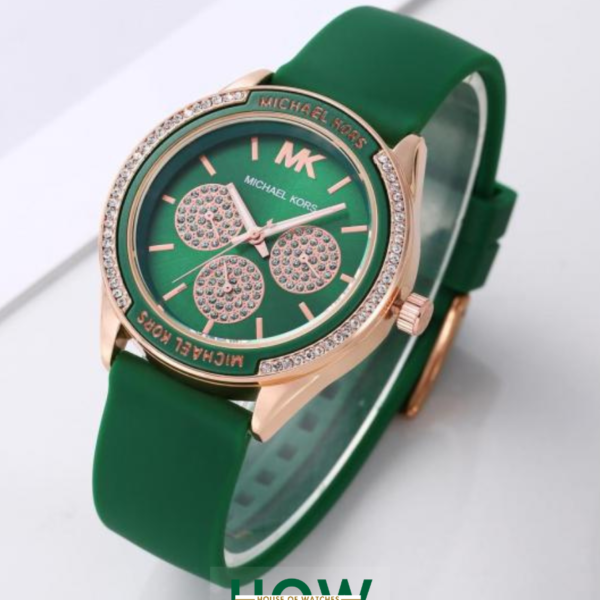 Elegant Green Finish Bracelet-Style Women’s Watch