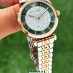 Luxury Pavé Crystal Bezel Women’s Watch