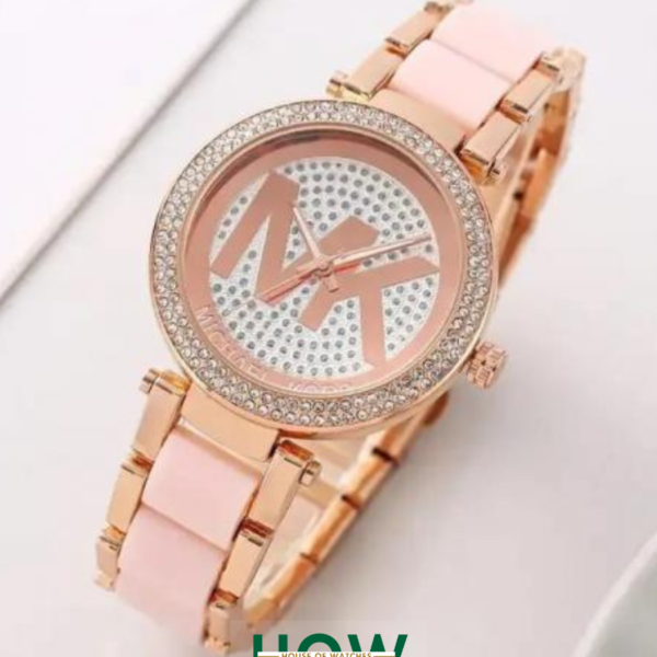 Luxury Pavé Crystal Bezel Women’s Watch