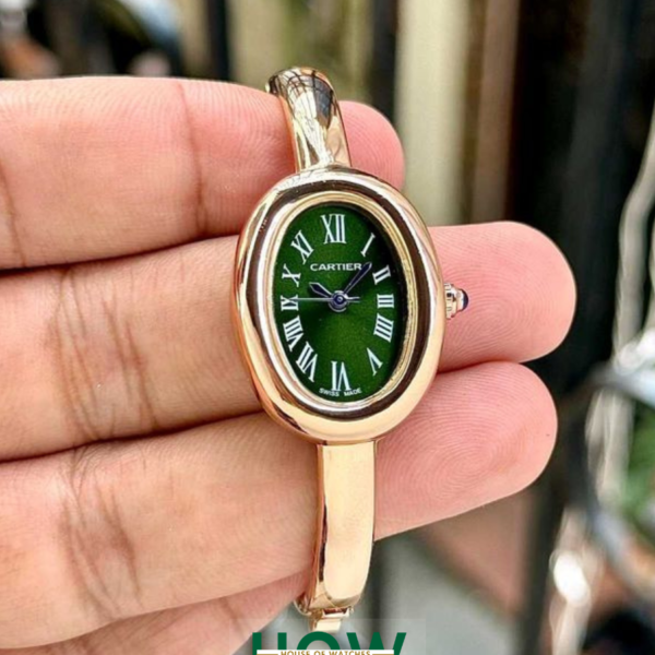 Mini Oval Dial Silver Bracelet Women’s Watch