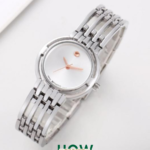 Minimalist Black Dial Copper Finish Women's Watch