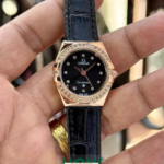 Classic Leather Strap Roman Dial Dress Women's Watch