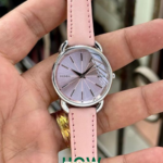 Minimalist Leather Belt with Classic Buckle – Brown Womens' Watch