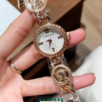 Modern Sculpted Case Minimal Dial Women's Watch