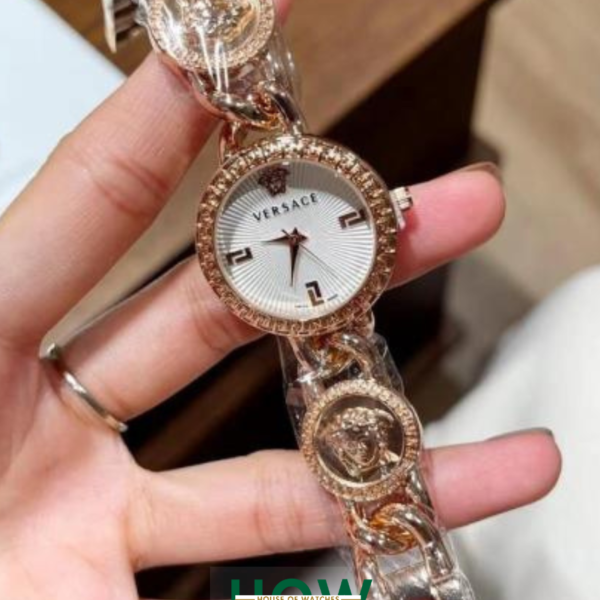 Modern Sculpted Case Minimal Dial Watch