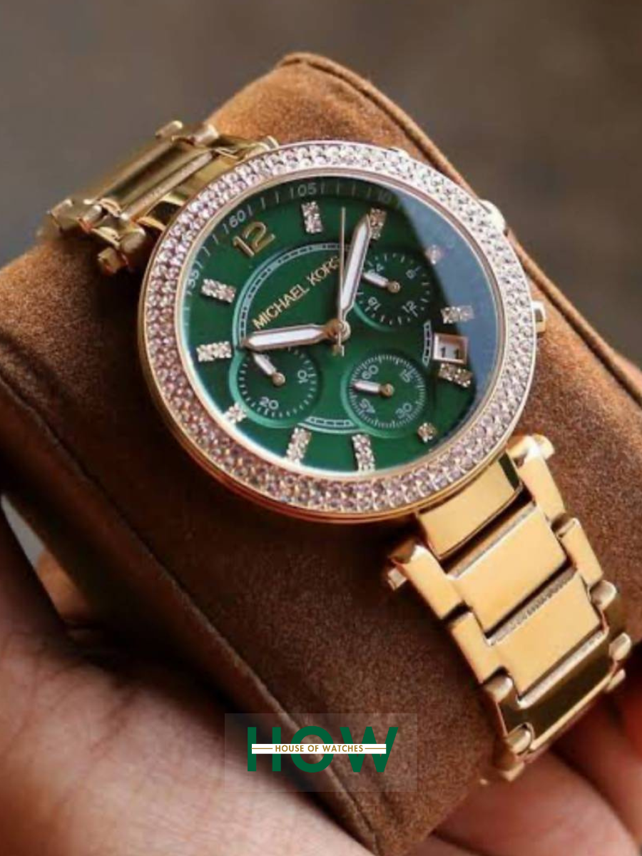 Image00002 Elegant Crystal Bezel Chronograph Women’s Watch - Image 1