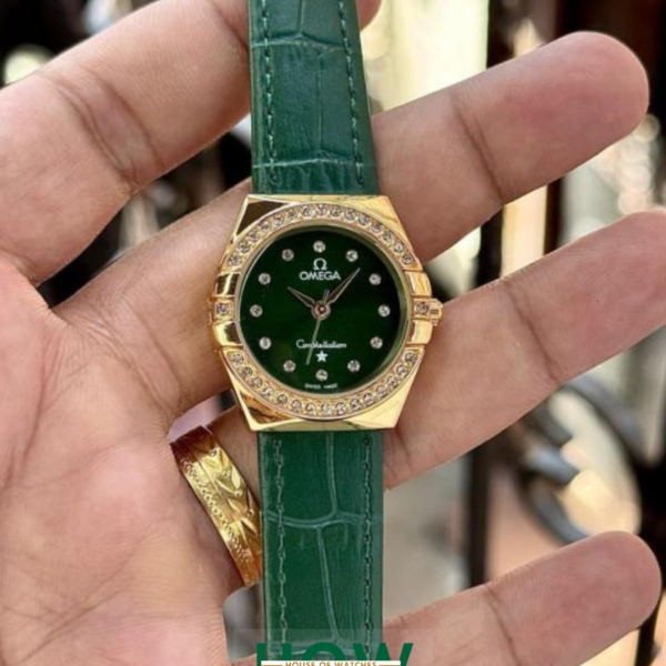 Slim Profile Crystal Dial Women’s Watch