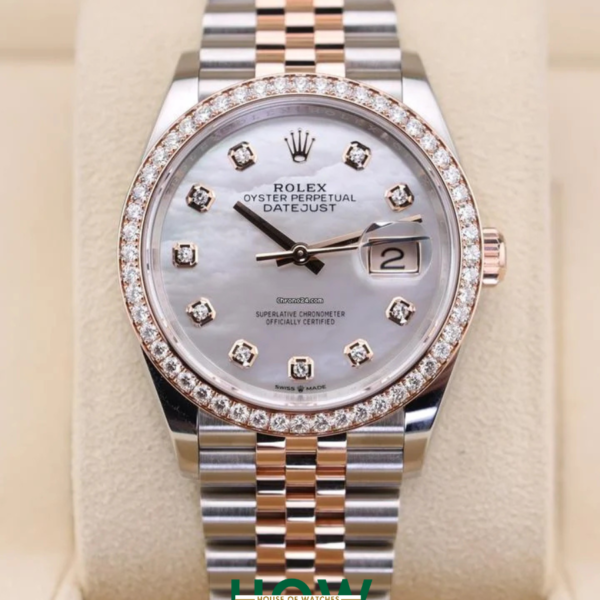 Luxury Two-Tone Copper Grey Dial Automatic-Style Men’s Watch