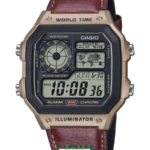 Classic Multi-Function Leather Strap Watch