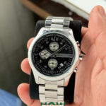 Luxury Black Stainless Steel Men’s Watch
