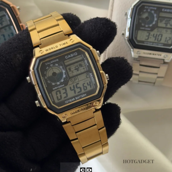 Classic Gold Stainless Steel Watch