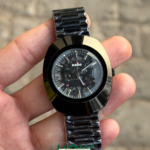 Premium Open Dial Black Timepiece