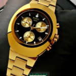 Classic Gold Stainless Steel Chronograph