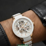 Premium White Dial Rose Gold Timepiece