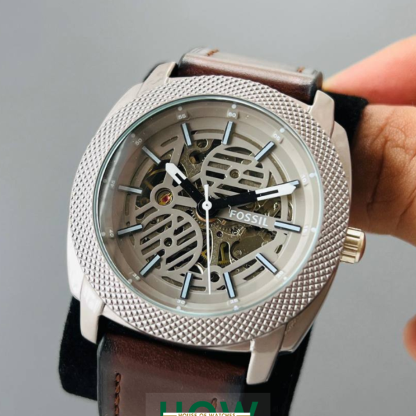 Luxury Brown Leather Automatic Men’s Watch