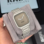 Premium Silver Grey Ceramic Timepiece