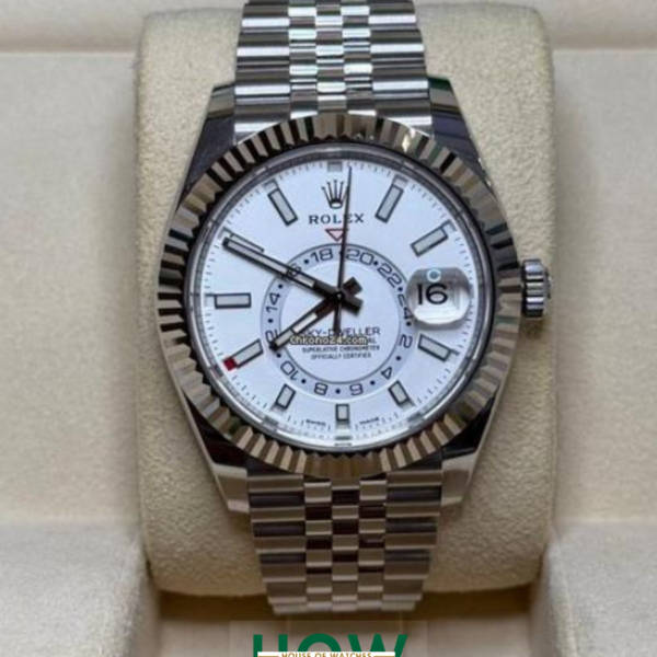 Classic White Dial Automatic Wrist Watch