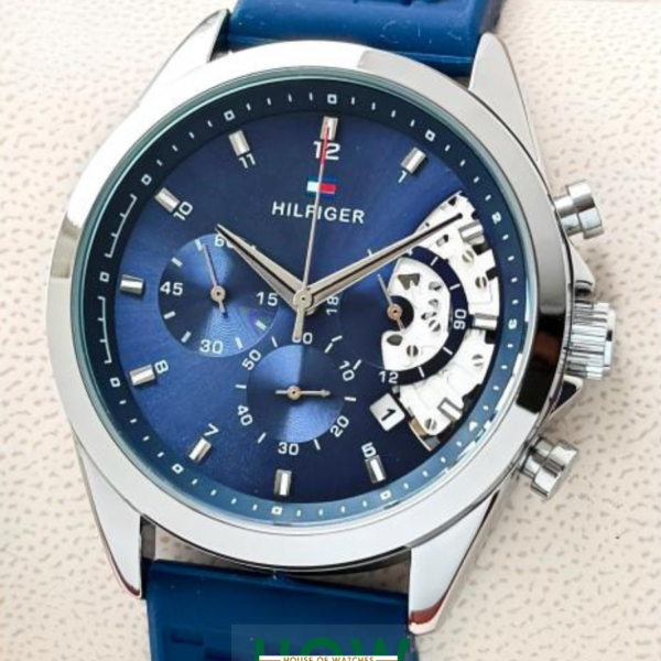 Luxury Blue Dial Baker Style Men’s Watch