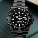 Luxury Black PVD Submariner Style Watch