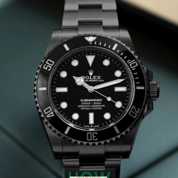 Luxury Black PVD Submariner Style Watch
