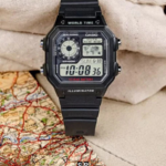 Classic Full Black Stainless Steel Watch